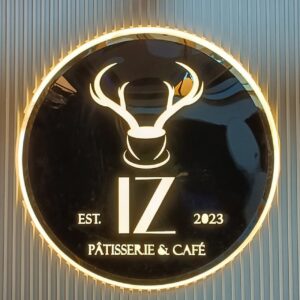 Golden SS Steel Acrylic LED Letter