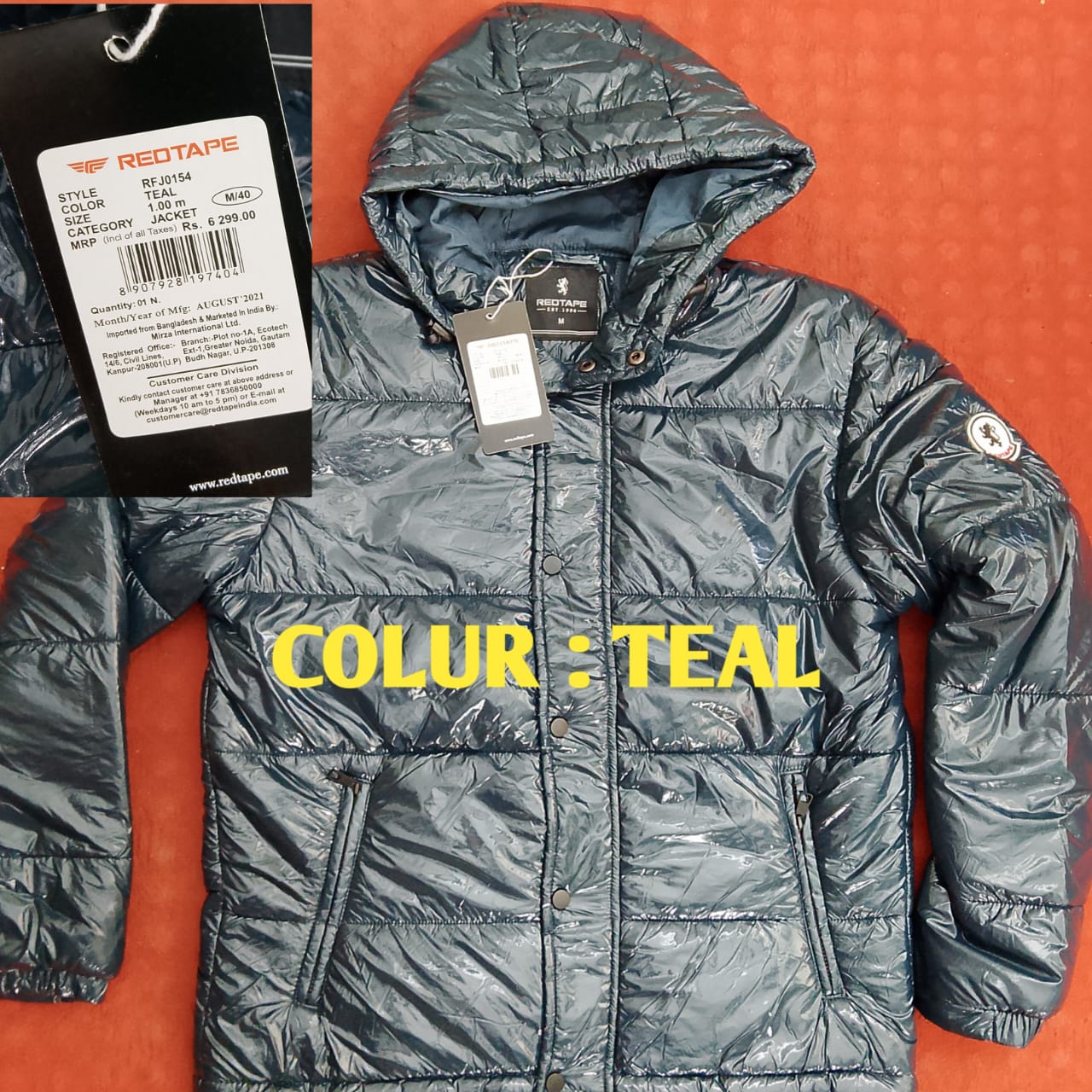Premium Quality Men's Padding Hooded Jacket - Image 6